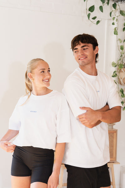 Oversize White Unisex Ohana Tee