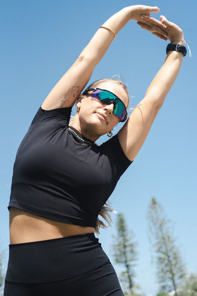 Essential Black Fitted Top