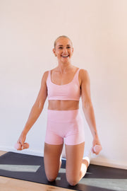 Candy Pink Sports Bra
