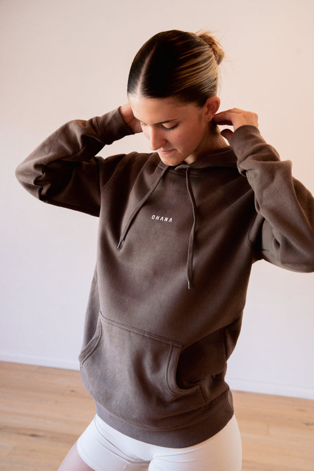 Unisex Walnut Brown Hoodie